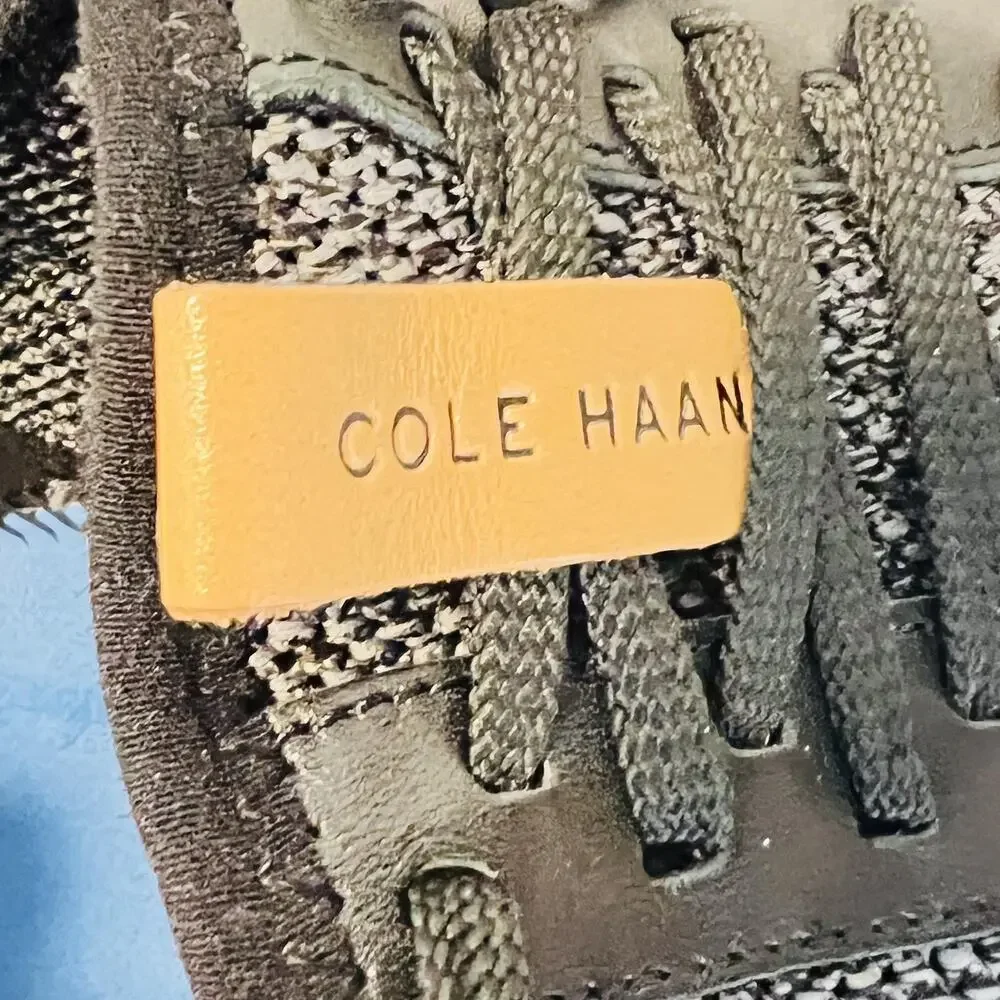 Cole Haan Shoes Men 10.5 Gray Knit Zerogrand Stitchlite Walking Sneakers Comfort